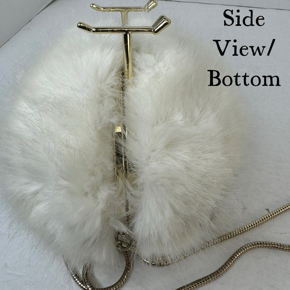 Kate Spade Blaze A Trail Fuzzy White Snow Owl Novelty Bag - Picture 12 of 16